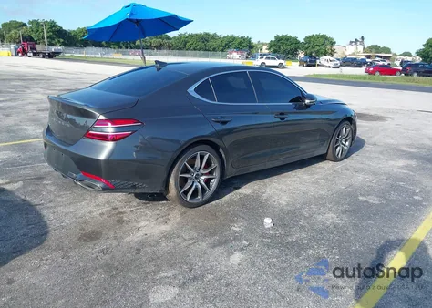 2025 Genesis G70 2.5T Rwd из США, поврежденный, VIN KMTG34SC7SU156246